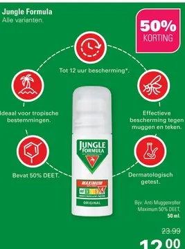 Aanbieding: Jungle Formula Anti Muggenroller