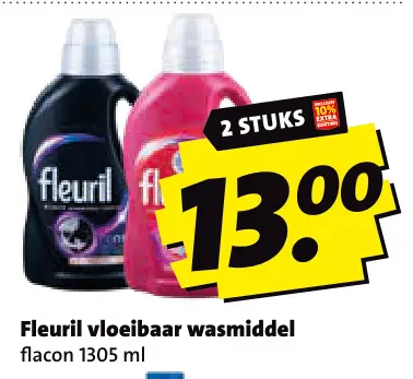 Aanbieding: Fleuril vloeibaar wasmiddel