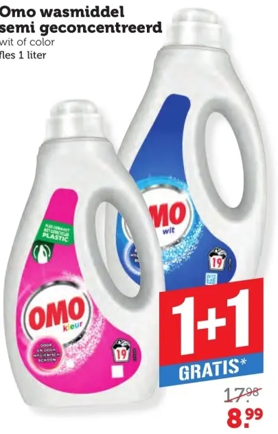 Aanbieding: Omo wasmiddel semi geconcentreerd