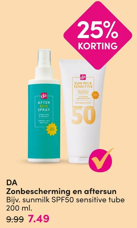 Aanbieding: Zonbescherming en aftersun