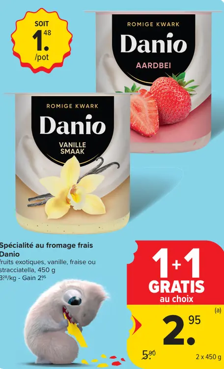 Offre: Spécialité au fromage frais