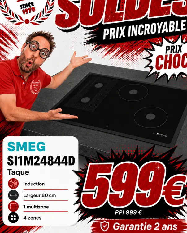 Offre: SMEG SI1M24844D Taque