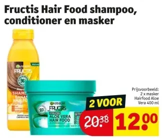 Aanbieding: Fructis Hair Food shampoo, conditioner en masker