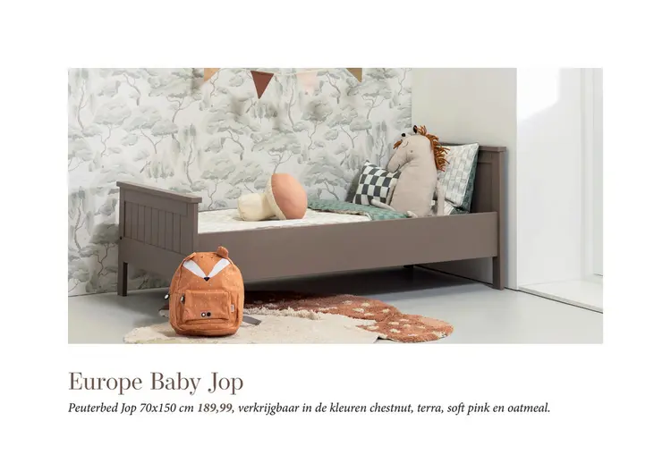 Aanbieding: Europe Baby Peuterbed Jop