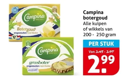 Aanbieding: Campina botergoud
