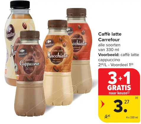 Promotie: Caffè latte
