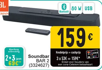 Aanbieding: Soundbar BAR 2