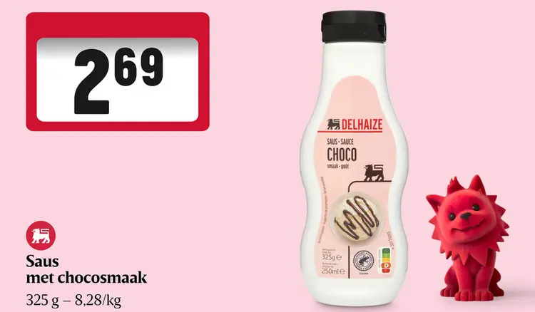 Promotie: Saus met chocosmaak