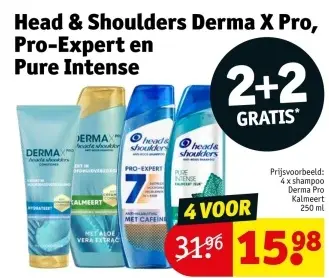 Promotie: Head & Shoulders Derma X Pro, Pro-Expert en Pure Intense