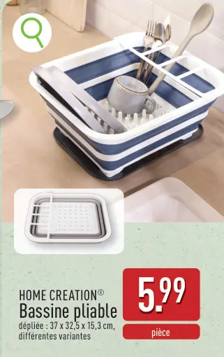 Offre: Bassine pliable