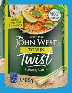 Aanbieding: 3 pakjes Twist MSC Tonijn Panang Curry 85g