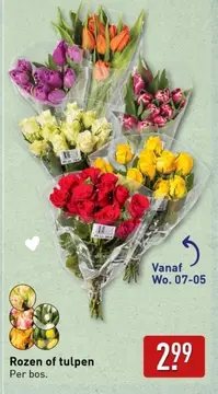Aanbieding: Rozen of tulpen