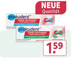 Aanbieding: Prokudent Super-Haftcreme Neutral oder Minze