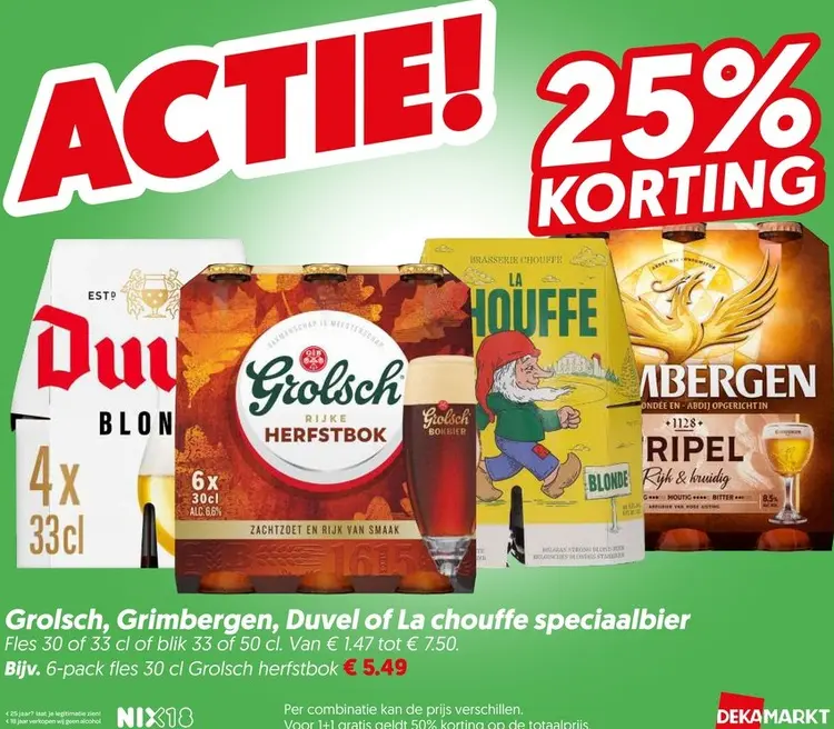 Aanbieding: Speciaalbier