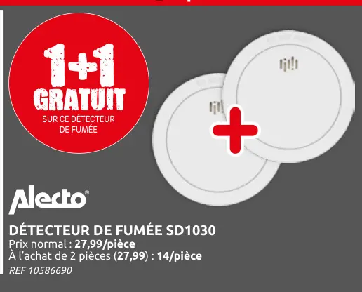 Offre: Détecteur de fumée sd1030