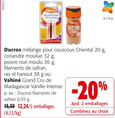 Offre: Ducros o Vahine