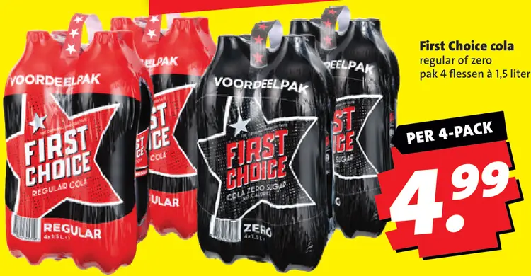 Aanbieding: First Choice cola