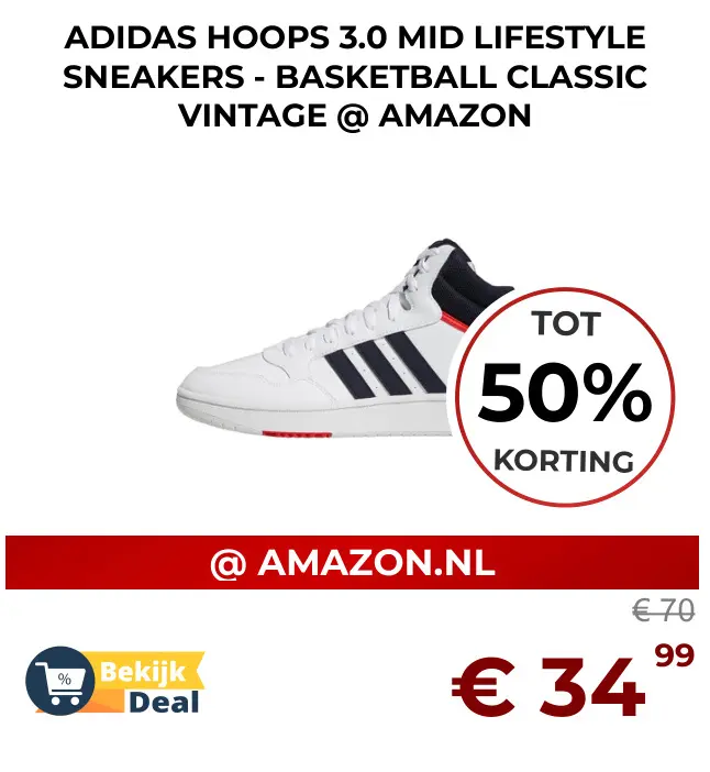 Aanbieding: Hoops 3.0 mid lifestyle sneakers - basketball