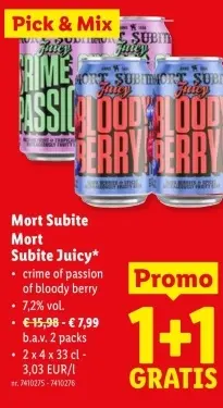 Promotie: Mort Subite Juicy
