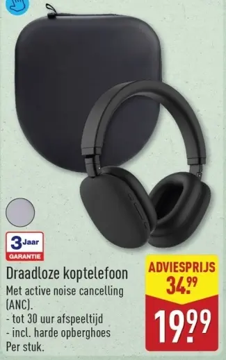 Aanbieding: Draadloze koptelefoon