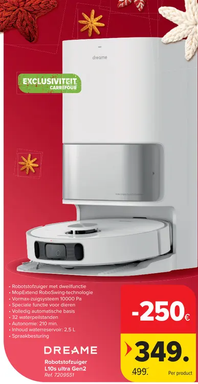 Promotie: Robotstofzuiger L10s ultra Gen2