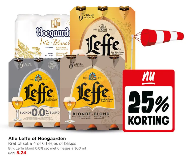 Aanbieding: Alle Leffe of Hoegaarden