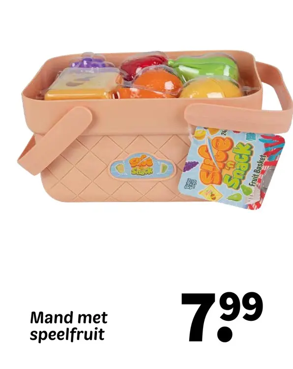Promotie: Mand met speelfruit