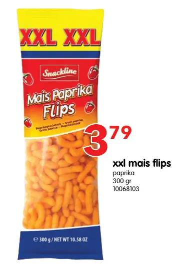 Promotie: Mais Paprika Flips
