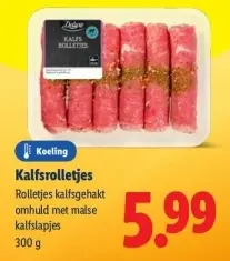 Aanbieding: Kalfsrolletjes