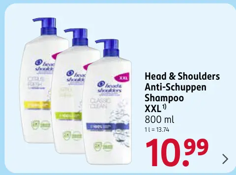 Aanbieding: Head & Shoulders Anti-Schuppen Shampoo