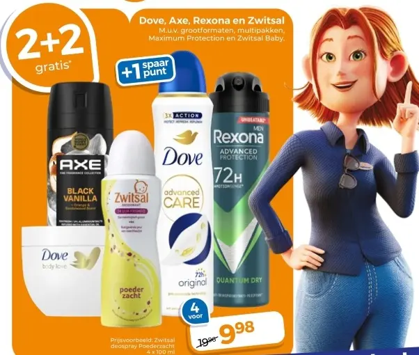 Aanbieding: Dove, Axe, Rexona en Zwitsal