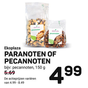 Aanbieding: PARANOTEN OF PECANNOTEN