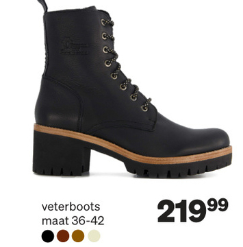 Aanbieding: Panama Jack Padma B2 Veterboots zwart