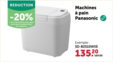 Offre: SD-B2510WXE Machines à pain