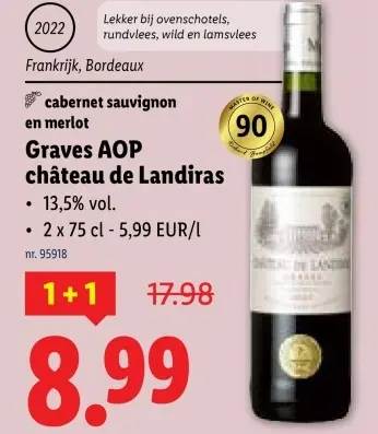 Aanbieding: Graves AOP château de Landiras