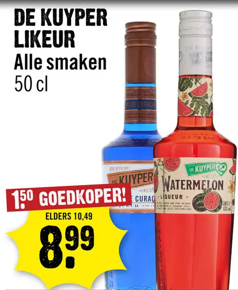 Aanbieding: De Kuyper Likeur - Alle smaken