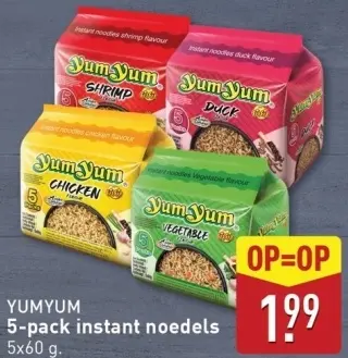 Aanbieding: Instant noedels