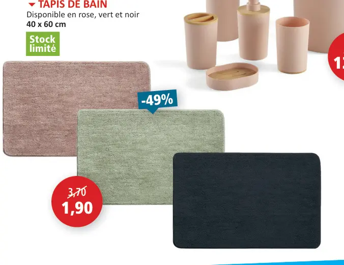 Offre: Tapis de bain
