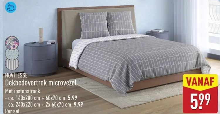 Aanbieding: Dekbedovertrek microvezel