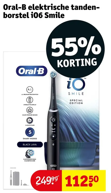 Promotie: Elektrische tandenborstel iO6 Smile