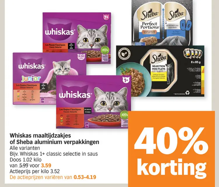 Offre: Maaltijdzakjes of aluminium verpakkingen