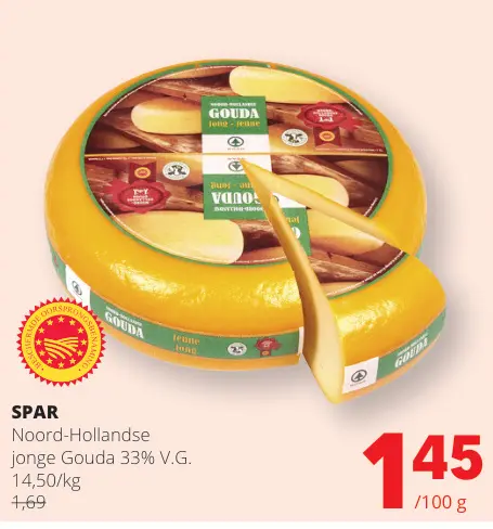 Promotie: Noord-Hollandse jonge Gouda 33% V.G.