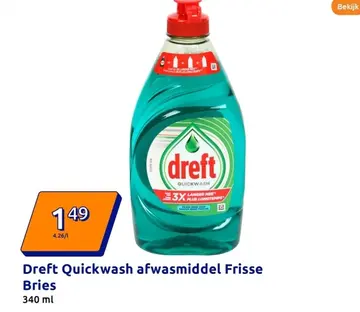 Aanbieding: Dreft Quickwash afwasmiddel Frisse Bries