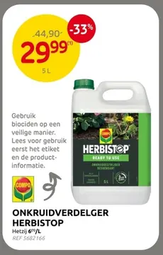 Aanbieding: Onkruidverdelger HERBISTOP