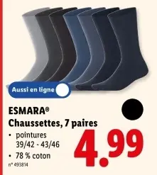 Offre: Chaussettes