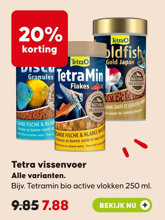 Aanbieding: Tetra vissenvoer