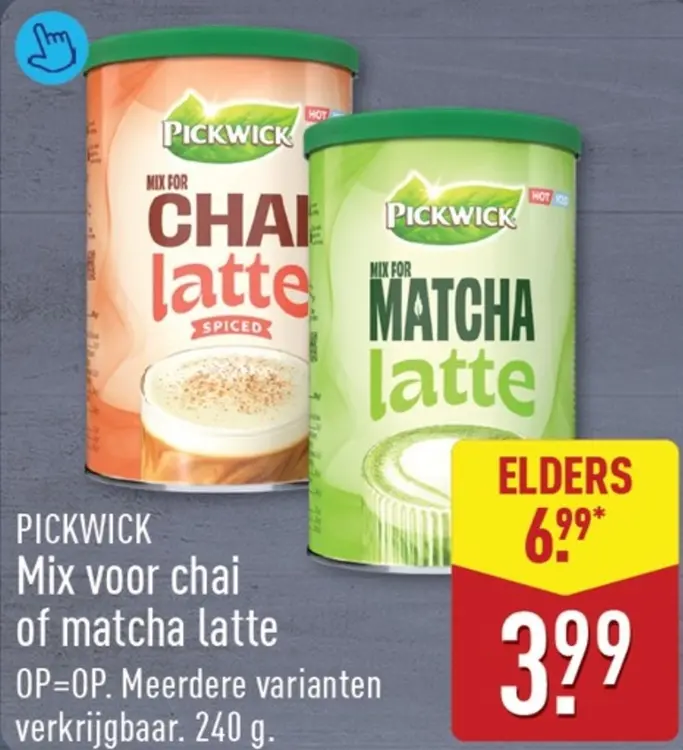 Aanbieding: Mix voor chai of matcha latte