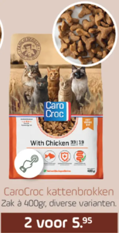 Aanbieding: CaroCroc Kattenbrokken
