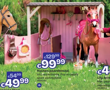 Aanbieding: Houten paardenstal