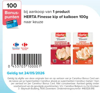 Promotie: Finesse kip of kalkoen